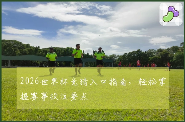 2026世界杯竞猜入口指南，轻松掌握赛事投注要点